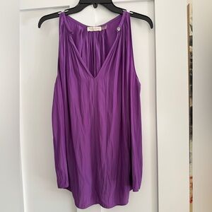 Elegant Purple Women's Top by Ramy Brooks